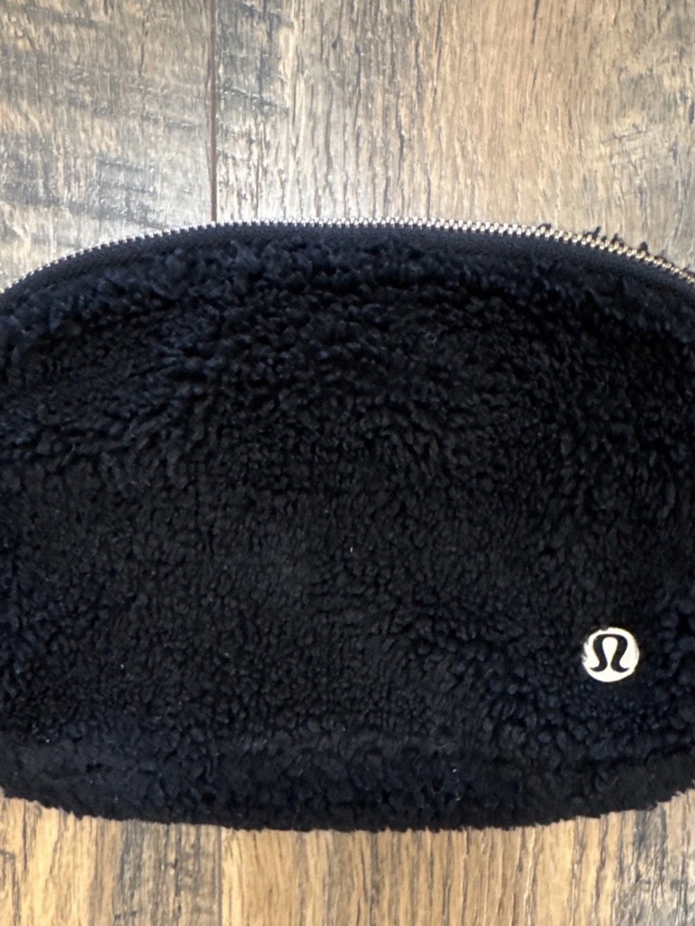 lululemon athletica Black Sherpa Cosmetic Pouch